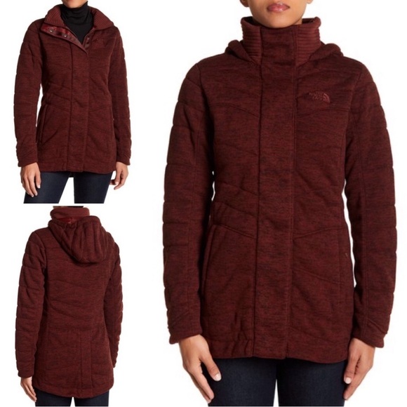 The North Face Jackets & Blazers - The North Face Indy Insulated Parka Sequoia Red Maroon Heather Jacket Coat Small
